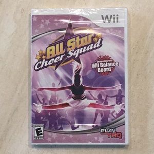 All Star Cheer Squad Wii Game New Factory Sealed Cheerleader Cheerleading